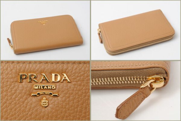 p 16 087 2 Prada Vitello Daino Long Wallet Naturale