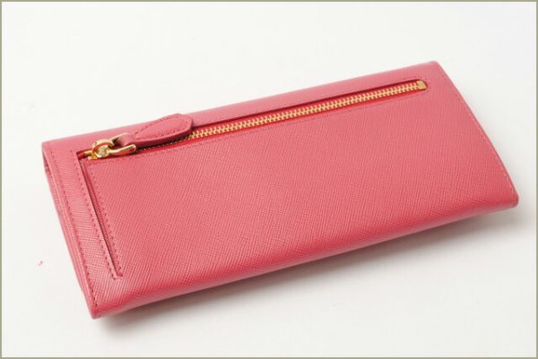 p 16 089 3 Prada Long Wallet Saffiano Peonia