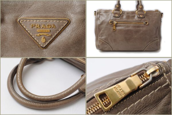 p 16 096 2 Prada Handbag Strap Bag Greige