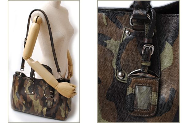 p 16 102 5 Prada Tote Bag Camouflage Bag Military Green