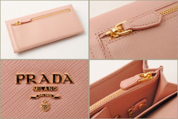 p 16 109 3 Prada Saffiano Metal Long Wallet Pass Case Orchidea