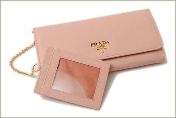 p 16 109 5 Prada Saffiano Metal Long Wallet Pass Case Orchidea