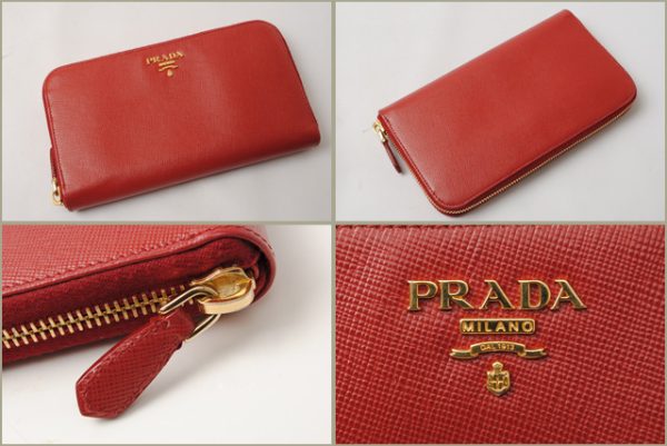 p 16 110 3 Prada Long Wallet Rouge