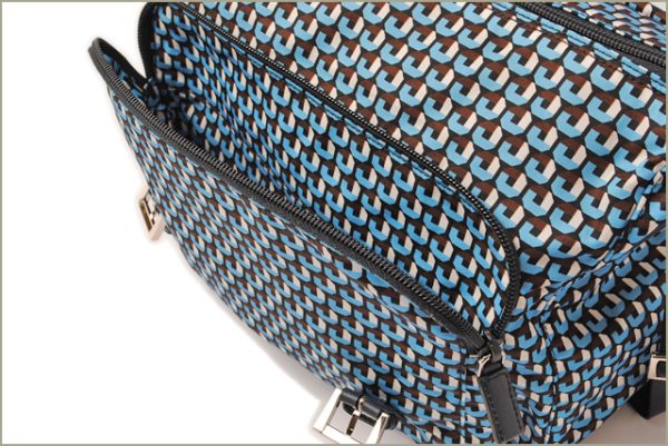 p 16 116 4 Prada Shoulder Bag Nylon Azzurro