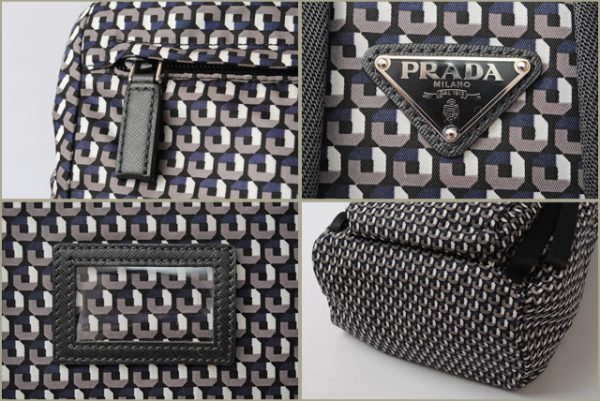 p 16 117 2 Prada Rucksack Tessuto Bag Blue Black