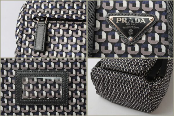 p 16 117 2 Prada Rucksack Tessuto Blue Black