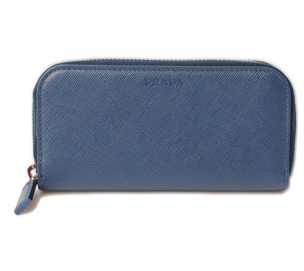 p 16 139 1 Prada Key Case 6 Rows Saffiano Bluette