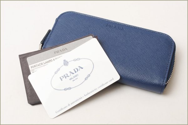 p 16 139 5 Prada Key Case 6 Rows Saffiano Bluette