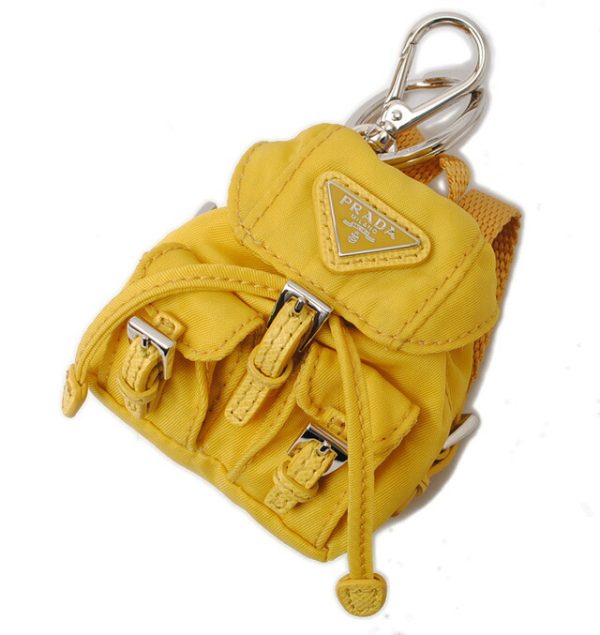 p 16 162 1 Prada Keyring Trick Bag Motif Yellow