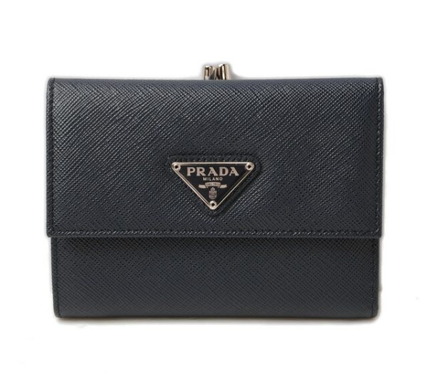 p 16 169 1 Prada Wallet Saffiano Blue