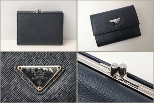 p 16 169 4 Prada Wallet Saffiano Blue