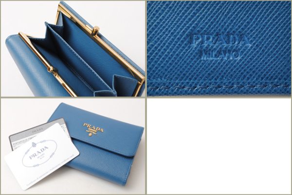 p 16 182 5 Prada Wallet Saffiano Metal Wallet Cobalto