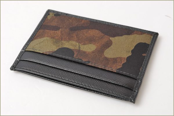 p 16 206 2 Prada Camouflage Card Case Mimetico Green