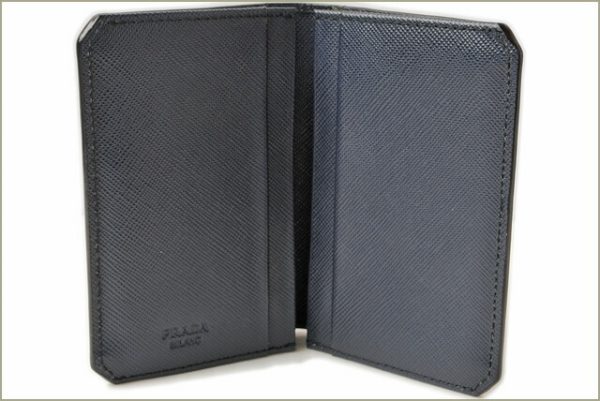 p 16 229 3 Prada Card Case Saffiano Blue