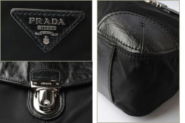 p 17 081 4 Prada Tote Bag Tessuto Black