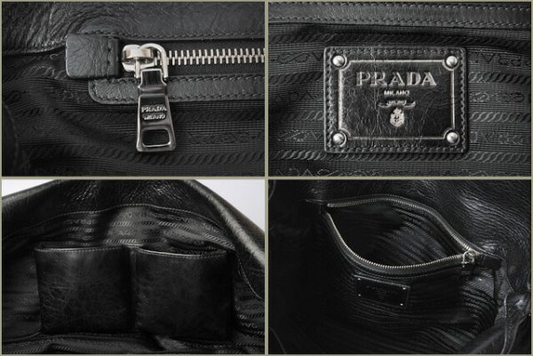 p 17 081 5 Prada Tote Bag Tessuto Black