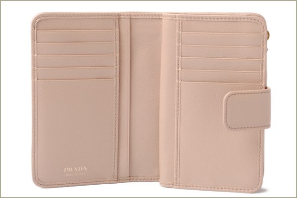 p 17 087 2 Prada Folding Wallet Glace Calf Cammio