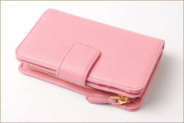 p 17 102 6 Prada Folding Wallet Saffiano Multic Begonia Fuxi