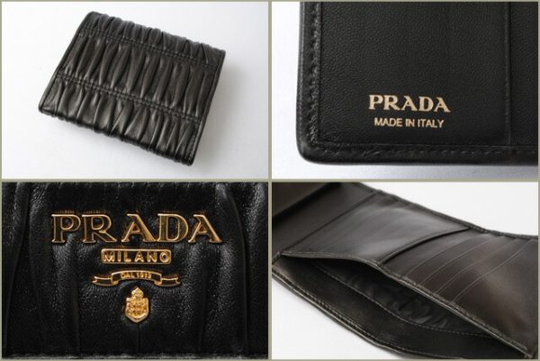 p 17 113 3 Prada Tri FWallet Nappa Black