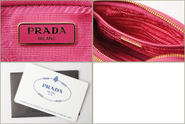 p 17 129 7 Prada Shoulder Bag Handbag Pouch Mini Bag Strap Tessuto Fuxia