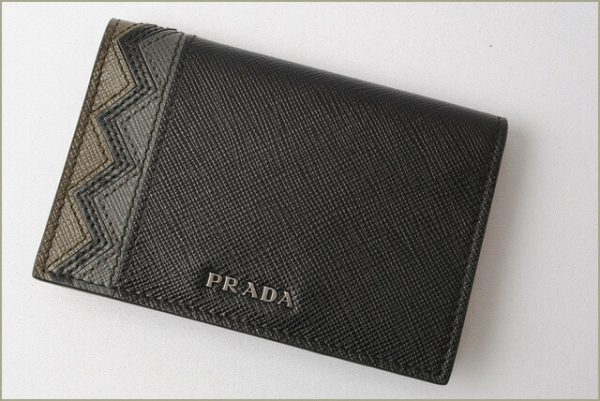 p 17 135 2 Prada Card Case Black