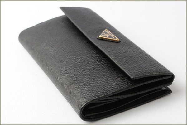 p 17 151 7 Prada 3 FWallet Saffiano Nero