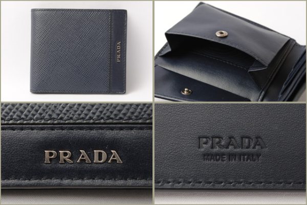 p 17 180 5 Prada Folding Wallet BillfSaffiano Baltico