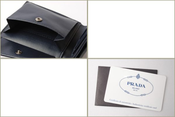 p 17 180 7 Prada Folding Wallet BillfSaffiano Baltico