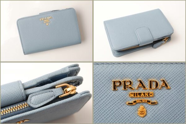 p 18 026 5 Prada Folding Wallet Saffiano Multi Astrale