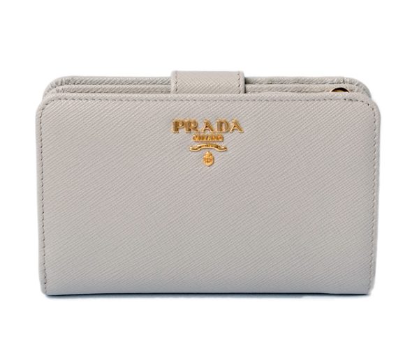 p 18 031 1 Prada Folding Wallet Saffiano Multi Black