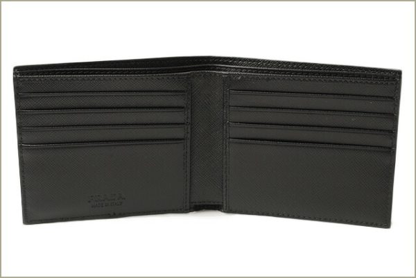 p 18 069 4 Prada Folding Wallet Comic Black