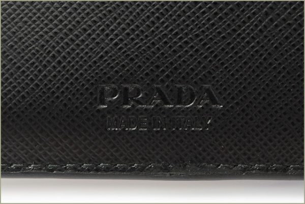 p 18 069 6 Prada Folding Wallet Comic Black