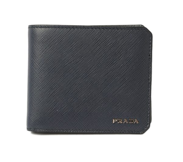 p 18 071 1 Prada Folding Wallet Saffiano Baltico