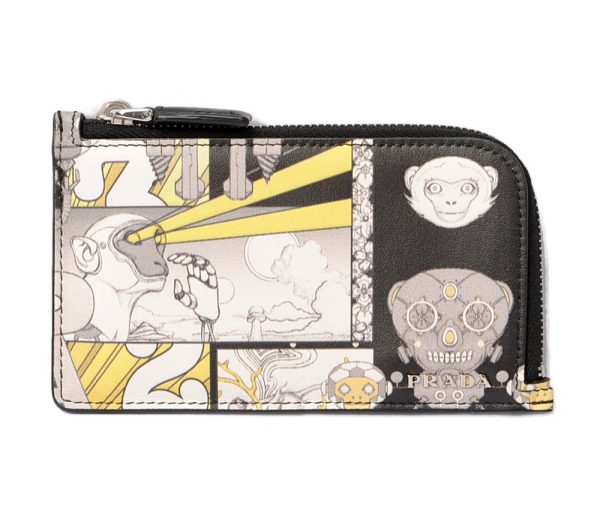 p 18 081 1 Prada Coin Case Comic Black