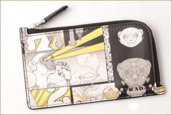 p 18 081 2 Prada Coin Case Comic Black