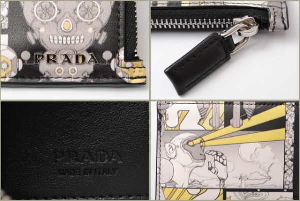 p 18 081 7 Prada Coin Case Comic Black