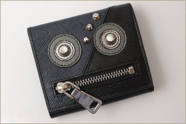 p 18 089 2 Prada Coin Robot Motif Blue