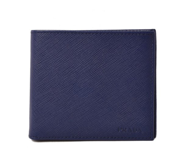 p 18 137 1 Prada Folding Wallet Saffiano Inchiostro