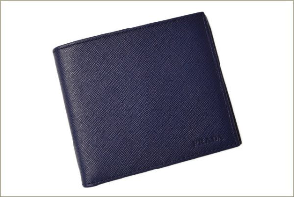 p 18 137 2 Prada Folding Wallet Saffiano Inchiostro