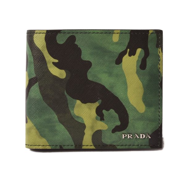 p 18 138 1 Prada Folding Wallet Bill Saffiano Camouf Prato