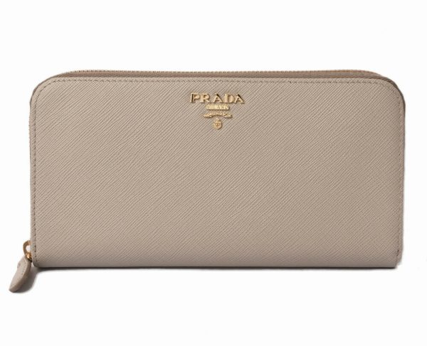 p 18 141 1 Prada Long Wallet Saffiano Metal Pomice