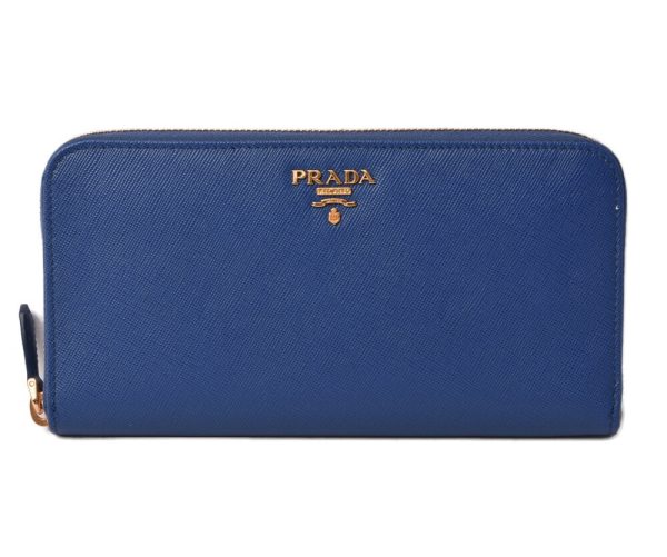 p 18 142 1 Prada Long Wallet Saffiano Metal Royal