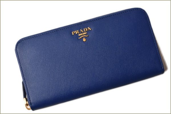 p 18 142 2 Prada Long Wallet Saffiano Metal Royal