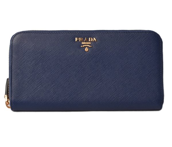 p 18 143 1 Prada Long Wallet Saffiano Metal Inchiostro