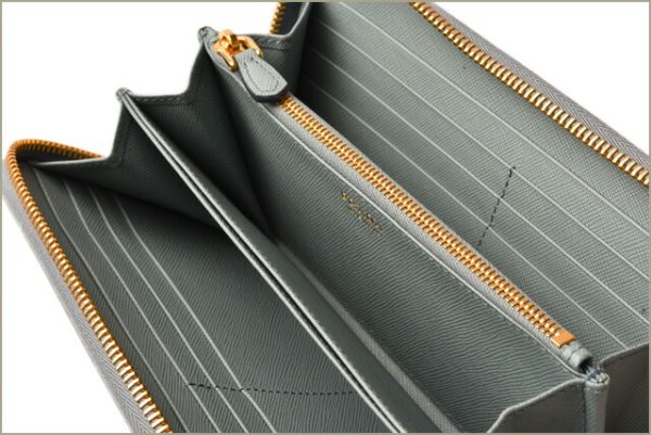 p 18 146 3 Prada Long Wallet Saffiano Metal Pervinca