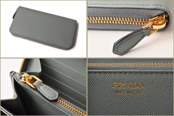 p 18 146 5 Prada Long Wallet Saffiano Metal Pervinca