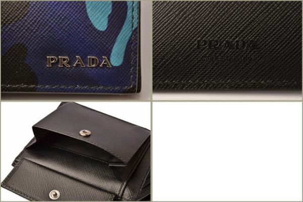 p 18 152 6 Prada Folding Wallet Saffiano Royal Blue