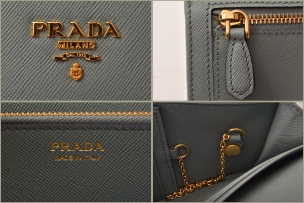 p 18 153 7 Prada Long Wallet Pass Case Saffiano Pervinca