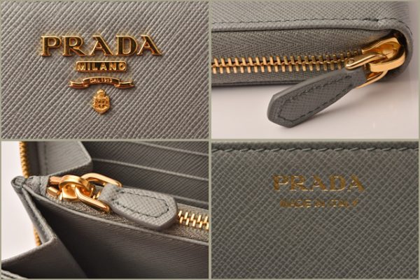 p 18 157 3 Prada Long Wallet Saffiano Metal Fiordaliso