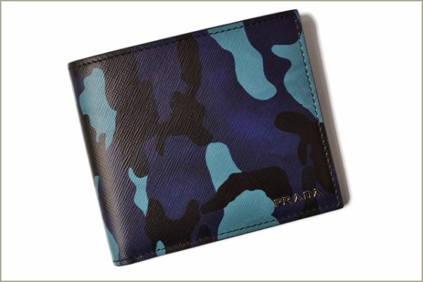 p 18 169 2 Prada Folding Wallet Saffiano Royal Blue Camouflage